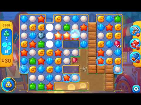 Fishdom 2021 - Level 5966   #playrix #fishdom #gaming