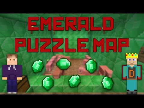 Minecraft Custom Map Mondays - Emerald Puzzle Map
