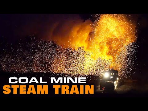 Sandaoling Fire Breathing Coal Mine Train