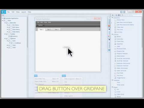 JavaFX Scene Builder Early Design