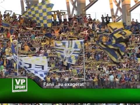 Fanii „au exagerat”
