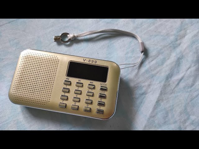 Vídeo relacionado con Fydun Radio Portatil Am FM, Mini Radio de Mano con Altavoz Incorporado, Sonido Claro y Chip Avanzado, Ideal para Viajes, Emergencias y Disfrutar de Música, Sin Baterías Incluidas