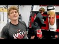 BEN ASKREN LEAKS BOXING TRAINING VIDEO; TROLLS JAKE PAUL WITH HIS FACE ON HEAVY BAG