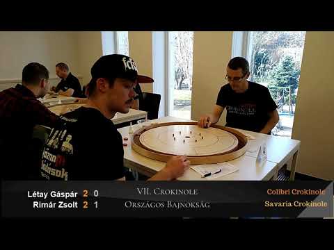 VII. Crokinole OB - Alapszakasz - Létay Gáspár vs Rimár Zsolt