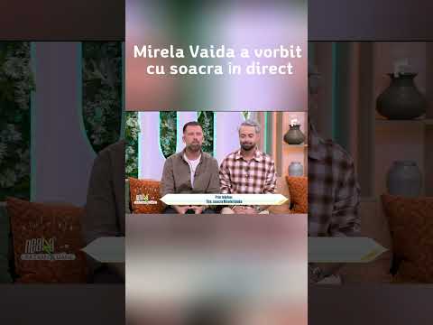 Mirela Vaida, surpriză la Neatza. Ce i-a spus soacra sa 👀