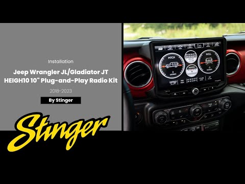 2018-2023 Jeep Wrangler JL & Gladiator JT Radio Upgrade HEIGH10 Radio Kit | RB10JW18
