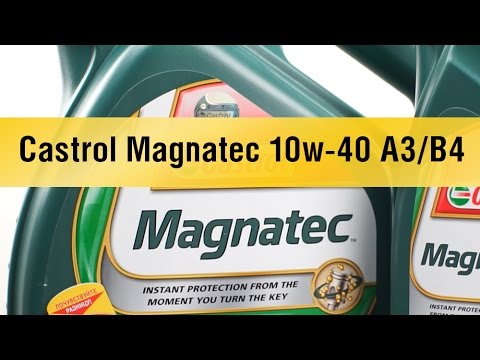 Моторное масло Castrol Magnatec 10W-40 A3/B4 4 л - Видео