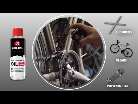 How to use 3-IN-ONE Multi-Purpose Oil Spray with PTFE