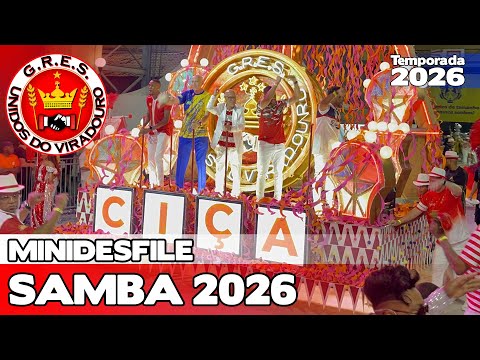 VIRADOURO 2026 AO VIVO | MINIDESFILE NO DIA NACIONAL DO SAMBA 4K | #DNS2025