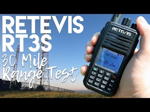 Retevis RT3S - Short & Long Range Testing On DMR Simplex - 30 Miles!