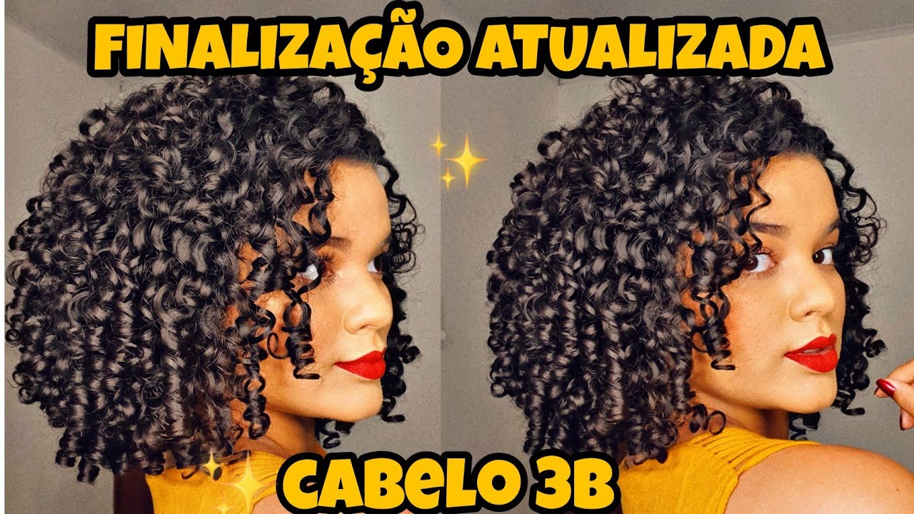 COMO FINALIZAR O CABELO CACHEADO CURTO | MINHA FINALIZAÇÃO ATUALIZADA | CABELO 3B