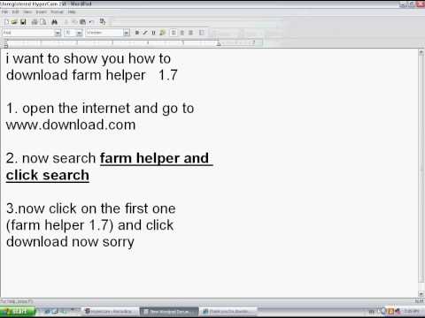 how to download farm helper 1.7 to farm ville