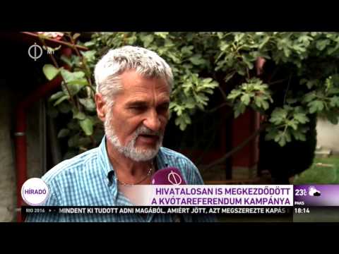 Hivatalosan is megkezdődött a kvótareferendum kampánya – M1 Híradó 2016-08-13 18:00
