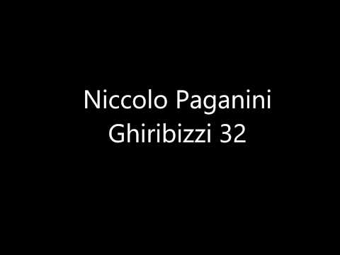 Ghiribizzi 32/43, Niccolo Paganini