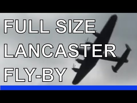 Full-Size Lancaster fly-by at Woodsprings Model Show