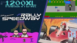 Is Rally Speedway the most exciting Atari 8 bit racer? 1200XL Episode 14