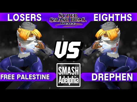Smash Melee - Free Palestine (Sheik) vs Drephen (Sheik) - SDA 2018 Losers Eighths