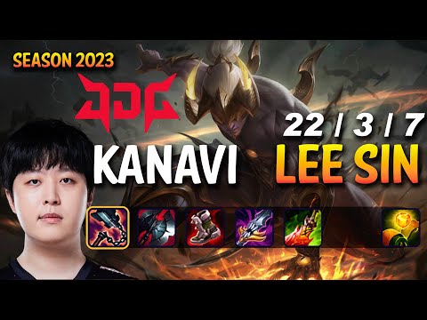JDG Kanavi LEE SIN vs NIDALEE Jungle - Patch 13.13 KR Ranked