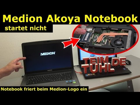 Medion Akoya Notebook startet nicht mehr - nur Medion Logo wird angezeigt - Windows 10 - [4K]