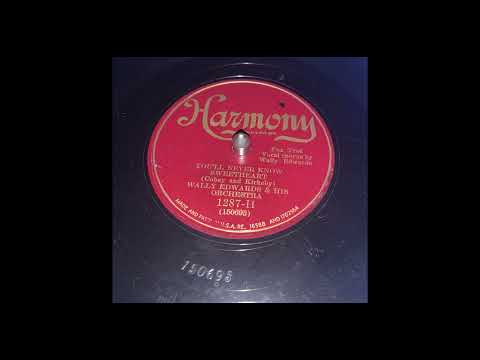 California Ramblers - You'll Never Know, Sweetheart