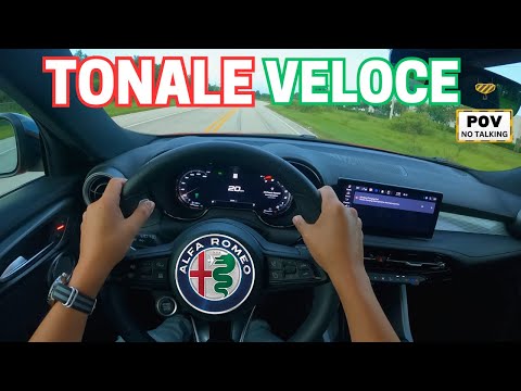 2024 Alfa Romeo Tonale Veloce - POV Driving Experience of the Italian PHEV