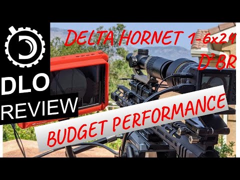 DLO Reviews:  Delta Hornet 1-6x24 with D2BR Reticle