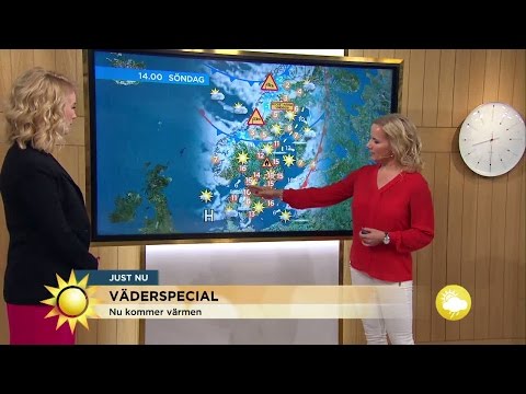 Meteorologen: ”Dramatik på väderkartan – risk för laviner” - Nyhetsmorgon (TV4)