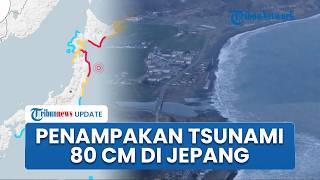 Penampakan Gelombang Tsunami Setinggi 80 Cm di Jepang Usai Gempa M 7,7 Guncang Pesisir Timur Honshu