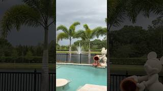 Nothing like a Florida thunderstorm ⛈️ #cozyambience #stormyday #disneyhome #thunderstormsounds