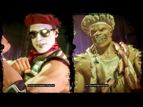 Johnny Cage v Baraka - Dialogues - Mortal Kombat 11 Ultimate