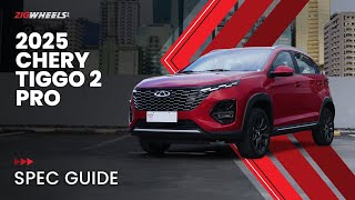 2025 Chery Tiggo 2 Pro Spec Guide | Zigwheels.Ph