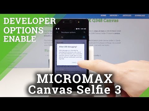 How to Activate Developer Options in MICROMAX Selfie 3 - OEM Unlock / USB Debugging