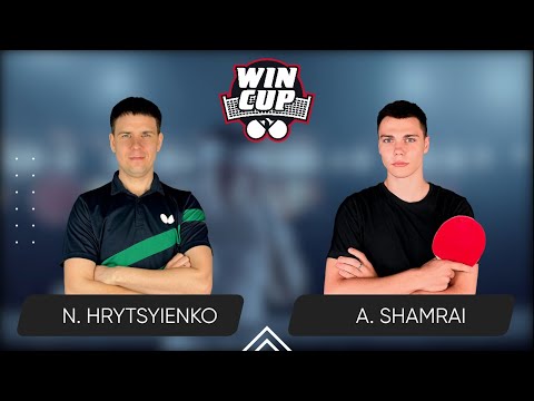17:45 Nazarii Hrytsyienko - Andrii Shamrai West 4 WIN CUP 11.07.2024 | Table Tennis WINCUP