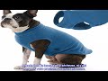 Bon produit -  Gooby Stretch Fleece Vest Dog Sweater - Steel Blue, Large - Warm Pullover Fleece Dog