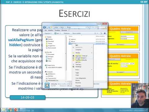 Ursomando PHP 14 - Esercizi (sul filmato 13)