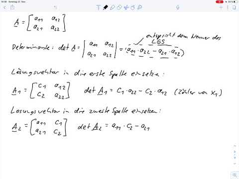 Übungsblatt7 – Einführung Determinanten