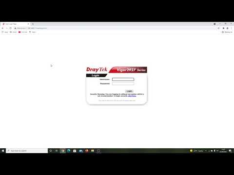 Maršrutizatorius DrayTek Vigor 2927Lac video