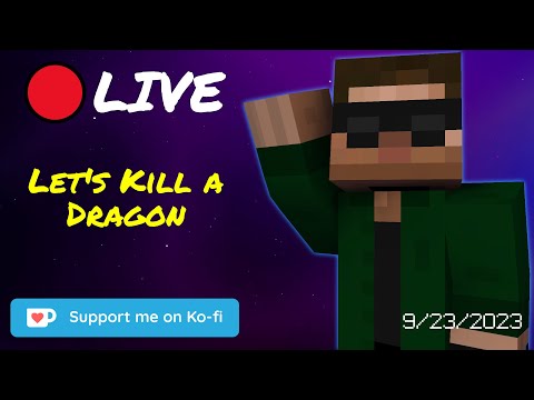 Music Free Gaming - Let's Kill a Dragon - Minecraft 1.20 Hardcore - Stream Replay (9/23/2023)