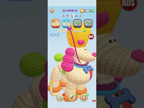 Game Walkthrough - Yarn Fever Level 19 - YouTube