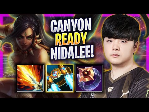 CANYON IS READY TO PLAY NIDALEE! - GEN Canyon Plays Nidalee JUNGLE vs Jarvan! | Season 2024
