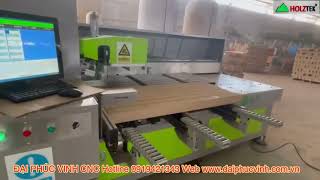 MÁY CẮT MANG Cnc LƯỠI CHẠY Kiểu Panel Saw Cnc Holztek- Cắt Phôi Hàng Loạt siêu nhanh