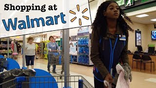Shopping at Walmart Jacksonville Florida