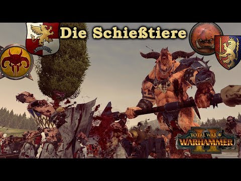 Schießtiere - Ludwig vs Deathmetal im Eierdiebturnier - Total War: Warhammer 2 deutsch