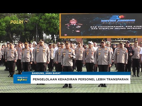 POLDA JAWA BARAT RESMI MELUNCURKAN APLIKASI SISTEM ABSENSI ELEKTRONIK SAE