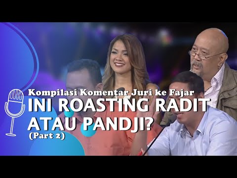 Kompilasi Komentar Juri ke Fajar, Pandji Bilang Fajar Sudah Niat Untuk Roasting Pandji Pragiwaksono
