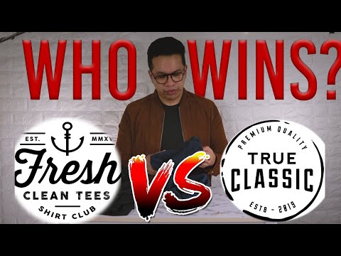 True Classic Tees vs. Fresh Clean Tees - Which is the BETTER T-shirt?