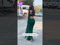 This Lady Looks Stunning In A Green Saree Exuding Elegance And Sophistication