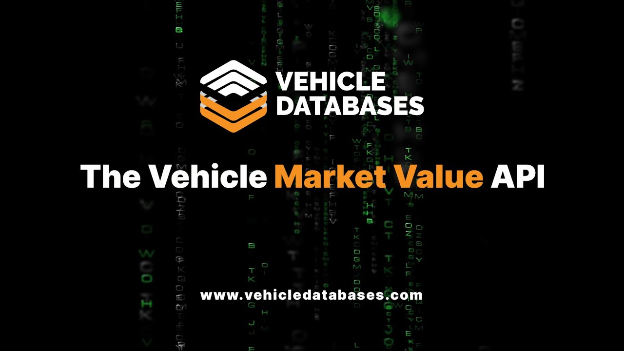 Vehicle Market Value API by Vehicle Databases | Accurate Car Values | Used Car Values
