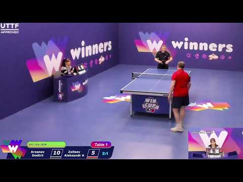 WINners CUP table 1   11.11 Arzanov Dmitrii - Zaitsev Aleksandr A  11:00