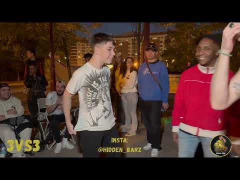 Chisbe y Oliver vs El niño y Kori | Octavos 3vs3 Hidden Barz